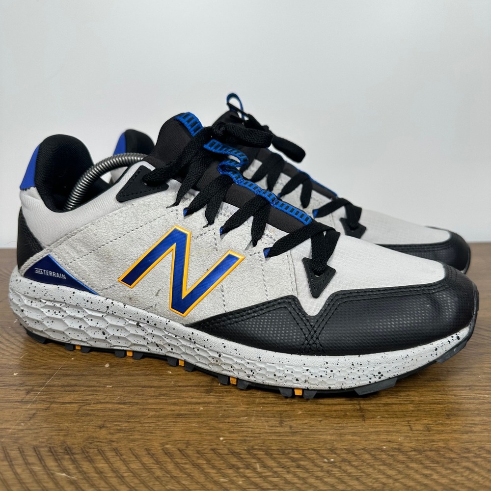 New Balance Shoes Mens 11.5 Gray Blue Fresh Foam Crag Trail Running Sneakers